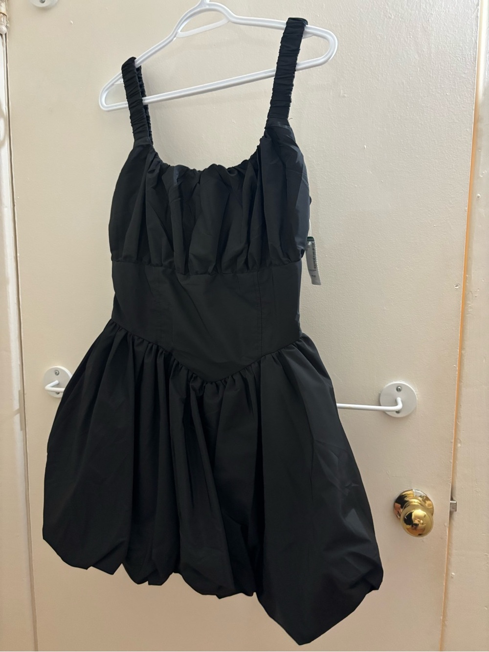 Simons Black Mini Bubble Dress